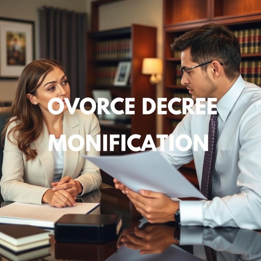 Divorce Decree Modification Lawyer Near Me
