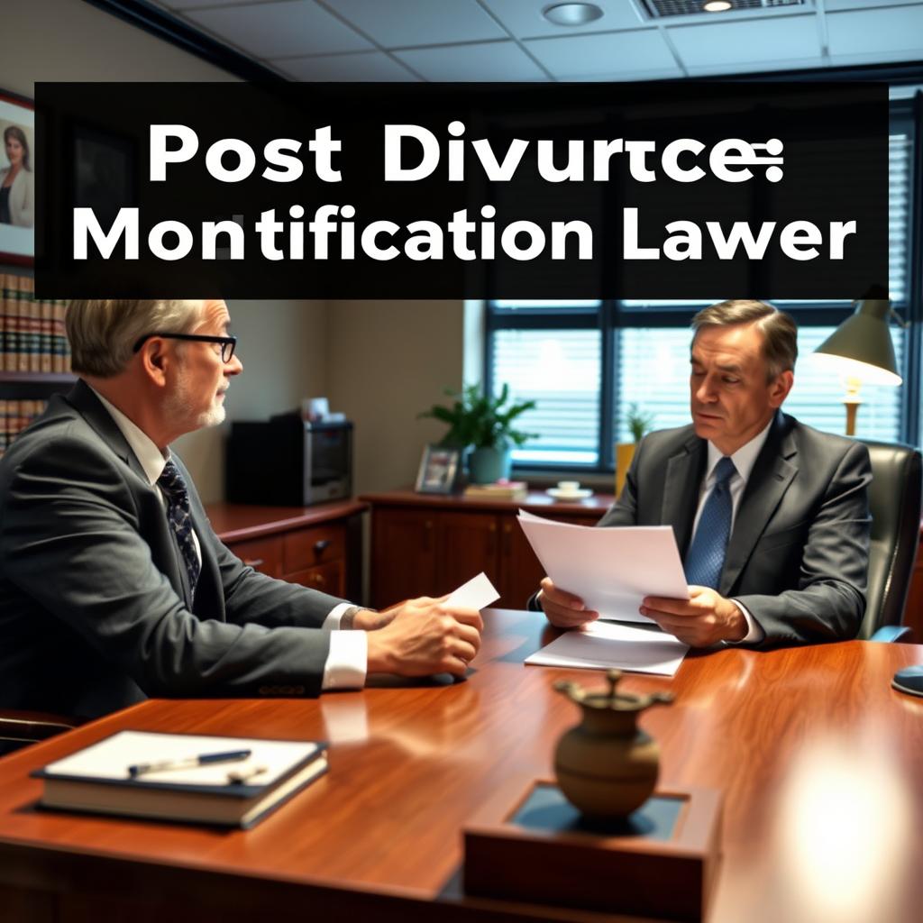 Post Divorce Modification Lawyer Near Me